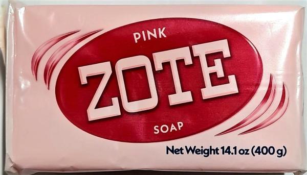 ZOTE Laundry Bar Soap 'Pink' Wasch & Fleckenentfernungsmittel 400 gr aus Mexiko